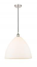  616-1P-PN-GBD-161 - Bristol - 1 Light - 16 inch - Polished Nickel - Cord hung - Pendant