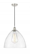  616-1P-PN-GBD-164 - Bristol - 1 Light - 16 inch - Polished Nickel - Cord hung - Pendant