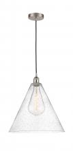  616-1P-SN-GBC-164 - Berkshire - 1 Light - 16 inch - Brushed Satin Nickel - Cord hung - Pendant