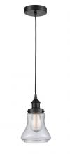  616-1PH-BK-G194-LED - Bellmont - 1 Light - 6 inch - Matte Black - Cord hung - Mini Pendant