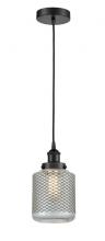 Innovations Lighting 616-1PH-BK-G262-LED - Stanton - 1 Light - 6 inch - Matte Black - Cord hung - Mini Pendant