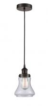  616-1PH-OB-G192 - Bellmont - 1 Light - 6 inch - Oil Rubbed Bronze - Cord hung - Mini Pendant