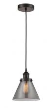 Innovations Lighting 616-1PH-OB-G43-LED - Cone - 1 Light - 8 inch - Oil Rubbed Bronze - Cord hung - Mini Pendant