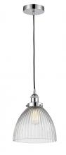  616-1PH-PC-G222-LED - Seneca Falls - 1 Light - 10 inch - Polished Chrome - Cord hung - Mini Pendant