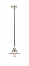  616-1PH-PN-G1-LED - Halophane - 1 Light - 9 inch - Polished Nickel - Cord hung - Mini Pendant