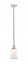  616-1PH-PN-G181-LED - Canton - 1 Light - 6 inch - Polished Nickel - Cord hung - Mini Pendant