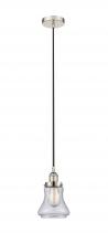  616-1PH-PN-G194-LED - Bellmont - 1 Light - 6 inch - Polished Nickel - Cord hung - Mini Pendant