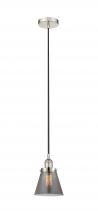  616-1PH-PN-G63-LED - Cone - 1 Light - 6 inch - Polished Nickel - Cord hung - Mini Pendant