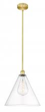  616-1S-SG-GBC-162 - Berkshire - 1 Light - 16 inch - Satin Gold - Cord hung - Pendant