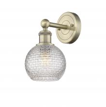  616-1W-AB-G122C-6CL - Athens - 1 Light - 6 inch - Antique Brass - Sconce