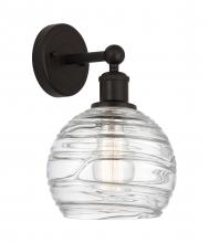  616-1W-OB-G1213-8 - Athens Deco Swirl - 1 Light - 8 inch - Oil Rubbed Bronze - Sconce