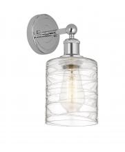  616-1W-PC-G1113 - Cobbleskill - 1 Light - 5 inch - Polished Chrome - Sconce