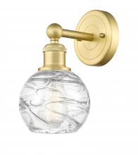  616-1W-SG-G1213-6 - Athens Deco Swirl - 1 Light - 6 inch - Satin Gold - Sconce