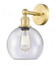  616-1W-SG-G124-8 - Athens - 1 Light - 8 inch - Satin Gold - Sconce