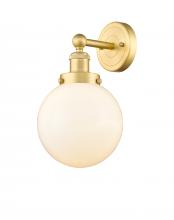  616-1W-SG-G201-8 - Beacon - 1 Light - 8 inch - Satin Gold - Sconce