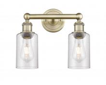  616-2W-AB-G804 - Clymer - 2 Light - 13 inch - Antique Brass - Bath Vanity Light