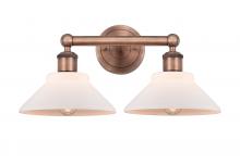  616-2W-AC-G131 - Orwell - 2 Light - 17 inch - Antique Copper - Bath Vanity Light