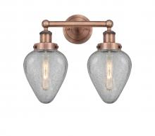  616-2W-AC-G165 - Geneseo - 2 Light - 16 inch - Antique Copper - Bath Vanity Light