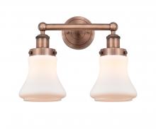  616-2W-AC-G191 - Bellmont - 2 Light - 15 inch - Antique Copper - Bath Vanity Light