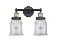  616-2W-BAB-G182 - Canton - 2 Light - 15 inch - Black Antique Brass - Bath Vanity Light