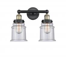  616-2W-BAB-G184 - Canton - 2 Light - 15 inch - Black Antique Brass - Bath Vanity Light