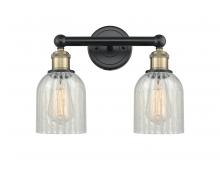  616-2W-BAB-G2511 - Caledonia - 2 Light - 14 inch - Black Antique Brass - Bath Vanity Light