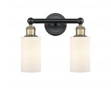  616-2W-BAB-G801 - Clymer - 2 Light - 13 inch - Black Antique Brass - Bath Vanity Light