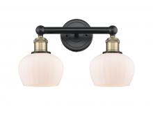  616-2W-BAB-G91 - Fenton - 2 Light - 16 inch - Black Antique Brass - Bath Vanity Light