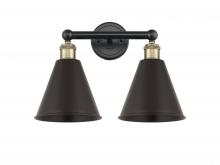  616-2W-BAB-MBC-8-BK - Berkshire - 2 Light - 17 inch - Black Antique Brass - Bath Vanity Light