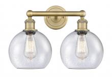  616-2W-BB-G124-8 - Athens - 2 Light - 17 inch - Brushed Brass - Bath Vanity Light