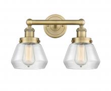  616-2W-BB-G172 - Fulton - 2 Light - 16 inch - Brushed Brass - Bath Vanity Light