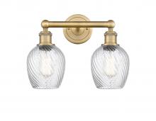  616-2W-BB-G292 - Salina - 2 Light - 15 inch - Brushed Brass - Bath Vanity Light