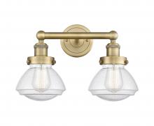  616-2W-BB-G324 - Olean - 2 Light - 16 inch - Brushed Brass - Bath Vanity Light