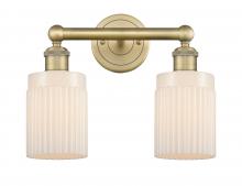  616-2W-BB-G341 - Hadley - 2 Light - 14 inch - Brushed Brass - Bath Vanity Light