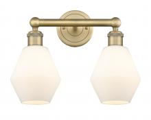  616-2W-BB-G651-6 - Cindyrella - 2 Light - 15 inch - Brushed Brass - Bath Vanity Light