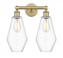  616-2W-BB-G652-7 - Cindyrella - 2 Light - 16 inch - Brushed Brass - Bath Vanity Light