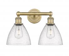  616-2W-BB-GBD-754 - Bristol - 2 Light - 17 inch - Brushed Brass - Bath Vanity Light