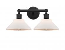  616-2W-BK-G131 - Orwell - 2 Light - 17 inch - Matte Black - Bath Vanity Light