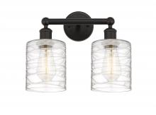  616-2W-OB-G1113 - Cobbleskill - 2 Light - 14 inch - Oil Rubbed Bronze - Bath Vanity Light