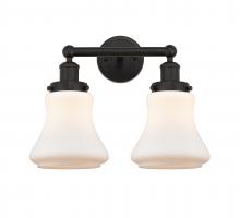  616-2W-OB-G191 - Bellmont - 2 Light - 15 inch - Oil Rubbed Bronze - Bath Vanity Light