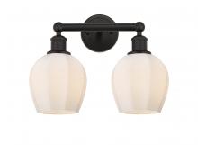  616-2W-OB-G461-6 - Norfolk - 2 Light - 15 inch - Oil Rubbed Bronze - Bath Vanity Light