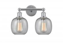  616-2W-PC-G104 - Belfast - 2 Light - 15 inch - Polished Chrome - Bath Vanity Light