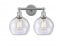  616-2W-PC-G124-8 - Athens - 2 Light - 17 inch - Polished Chrome - Bath Vanity Light