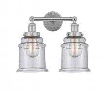  616-2W-PC-G184 - Canton - 2 Light - 15 inch - Polished Chrome - Bath Vanity Light