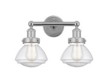  616-2W-PC-G324 - Olean - 2 Light - 16 inch - Polished Chrome - Bath Vanity Light