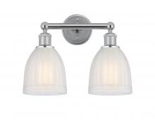  616-2W-PC-G441 - Brookfield - 2 Light - 15 inch - Polished Chrome - Bath Vanity Light