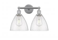  616-2W-PC-GBD-754 - Bristol - 2 Light - 17 inch - Polished Chrome - Bath Vanity Light