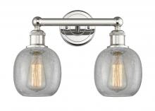  616-2W-PN-G105 - Belfast - 2 Light - 15 inch - Polished Nickel - Bath Vanity Light