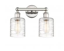  616-2W-PN-G1113 - Cobbleskill - 2 Light - 14 inch - Polished Nickel - Bath Vanity Light