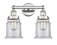  616-2W-PN-G182 - Canton - 2 Light - 15 inch - Polished Nickel - Bath Vanity Light